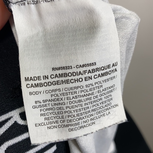 Nike Dri-Fit Printed Relay Crop Running Tights - Picture 8 of 9